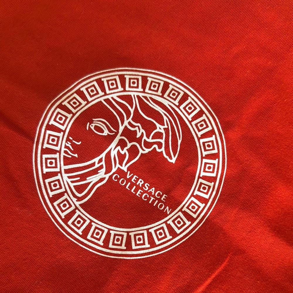 Versace Red Graphic Tee